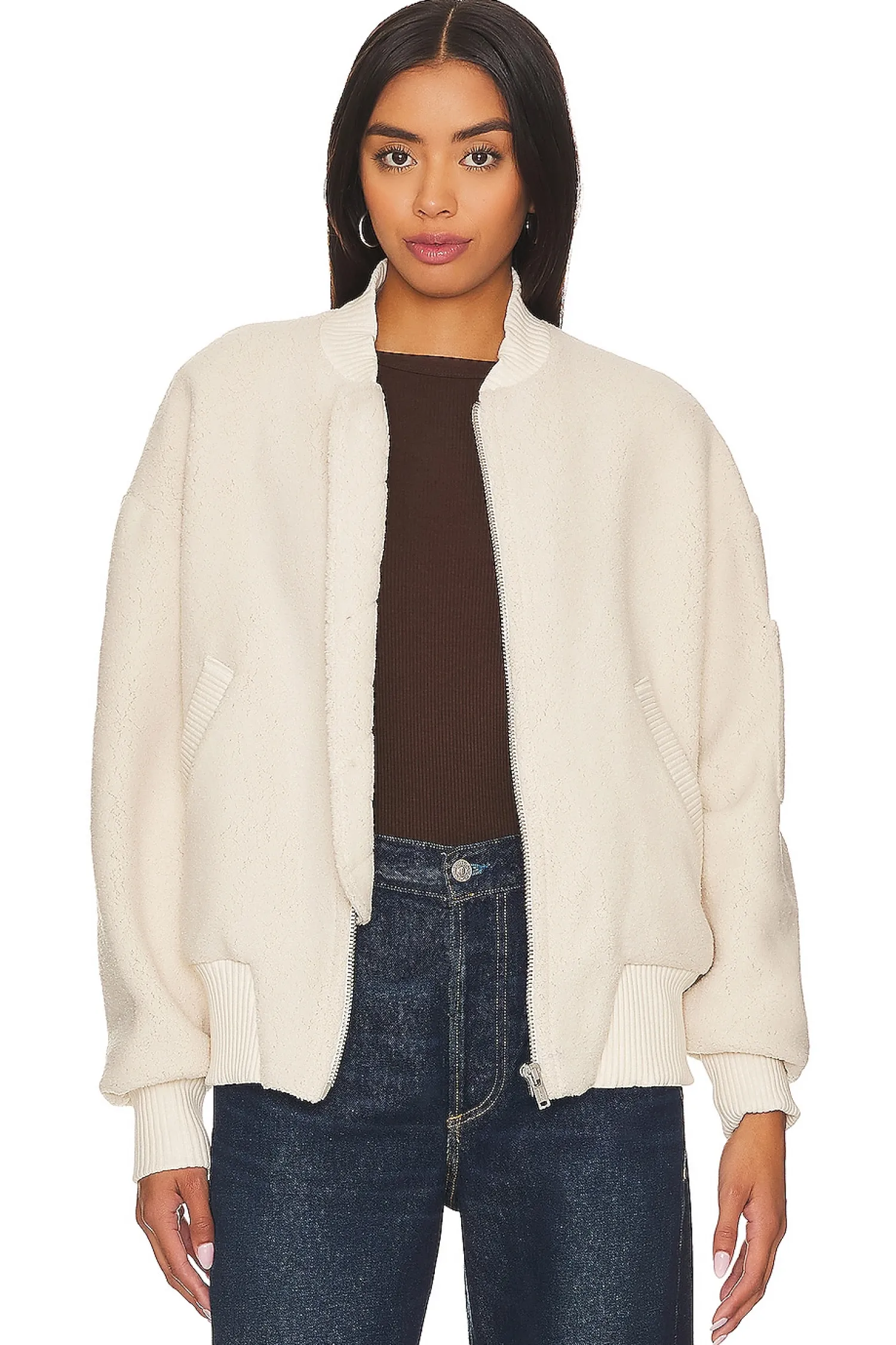 Women Citizens of Humanity Jackets & Coats>Brianna Fleece Bomber