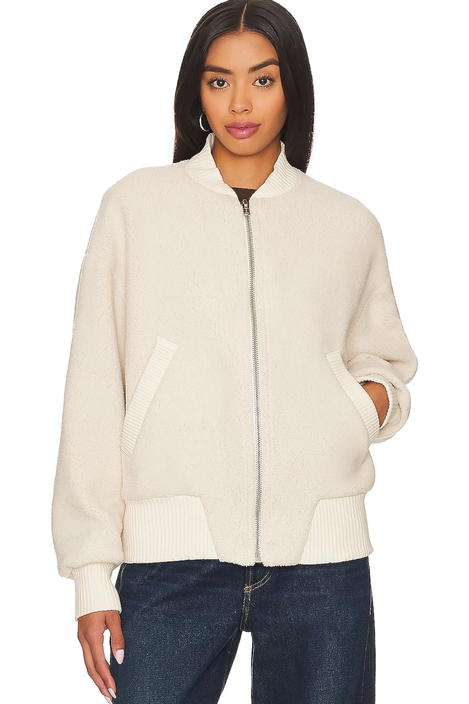 Women Citizens of Humanity Jackets & Coats>Brianna Fleece Bomber