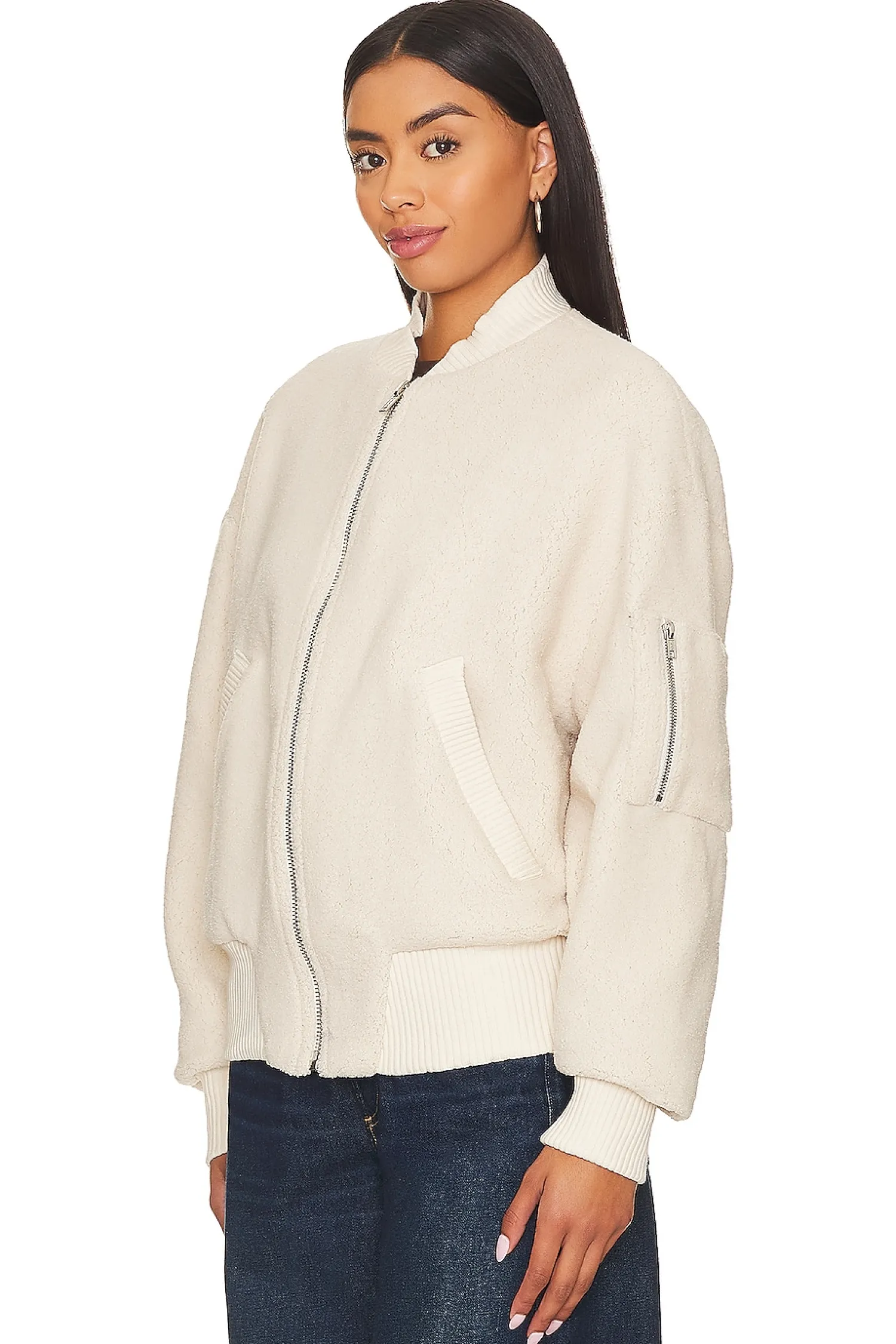 Women Citizens of Humanity Jackets & Coats>Brianna Fleece Bomber