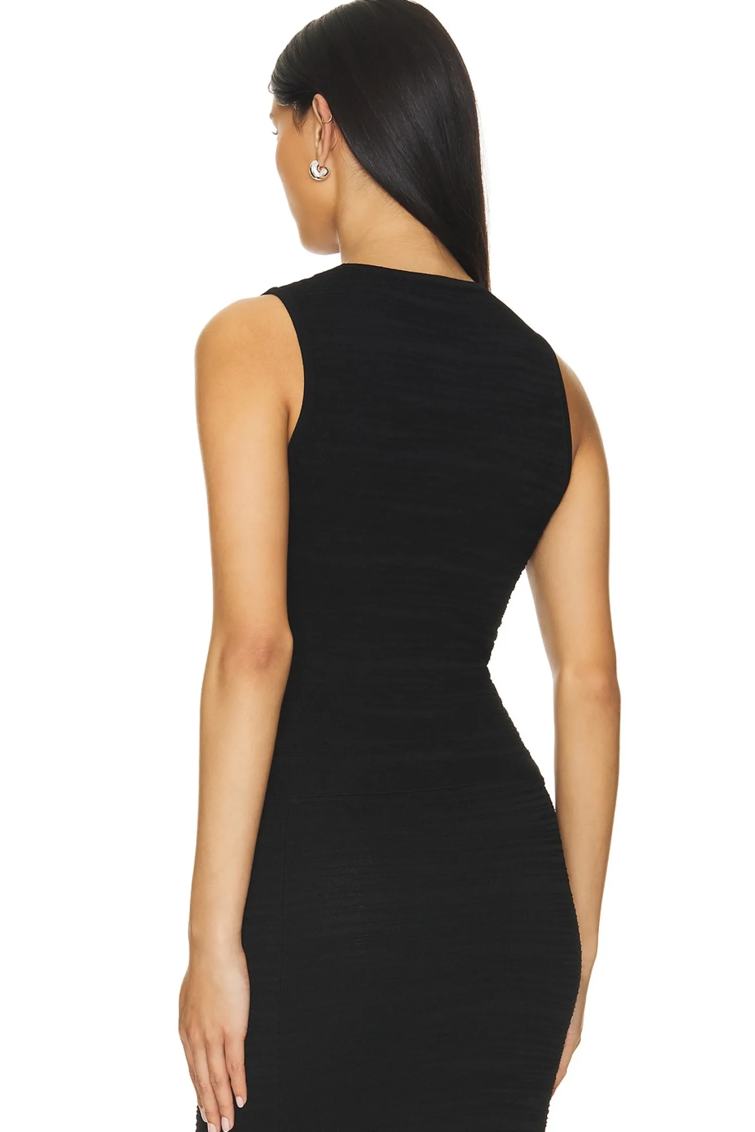 Women Autumn Cashmere Matching Sets>Broken Stitch Crop Tank