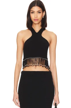 Women Lovers and Friends Matching Sets>Bryony Fringe Top