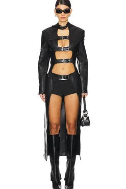 Women LADO BOKUCHAVA Jackets & Coats>Buckle Shibari Trench Coat