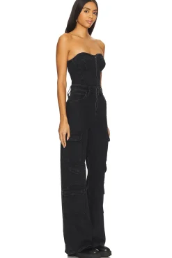 Women Hudson Jeans Jumpsuits>Bustier Cargo Jumpsuit