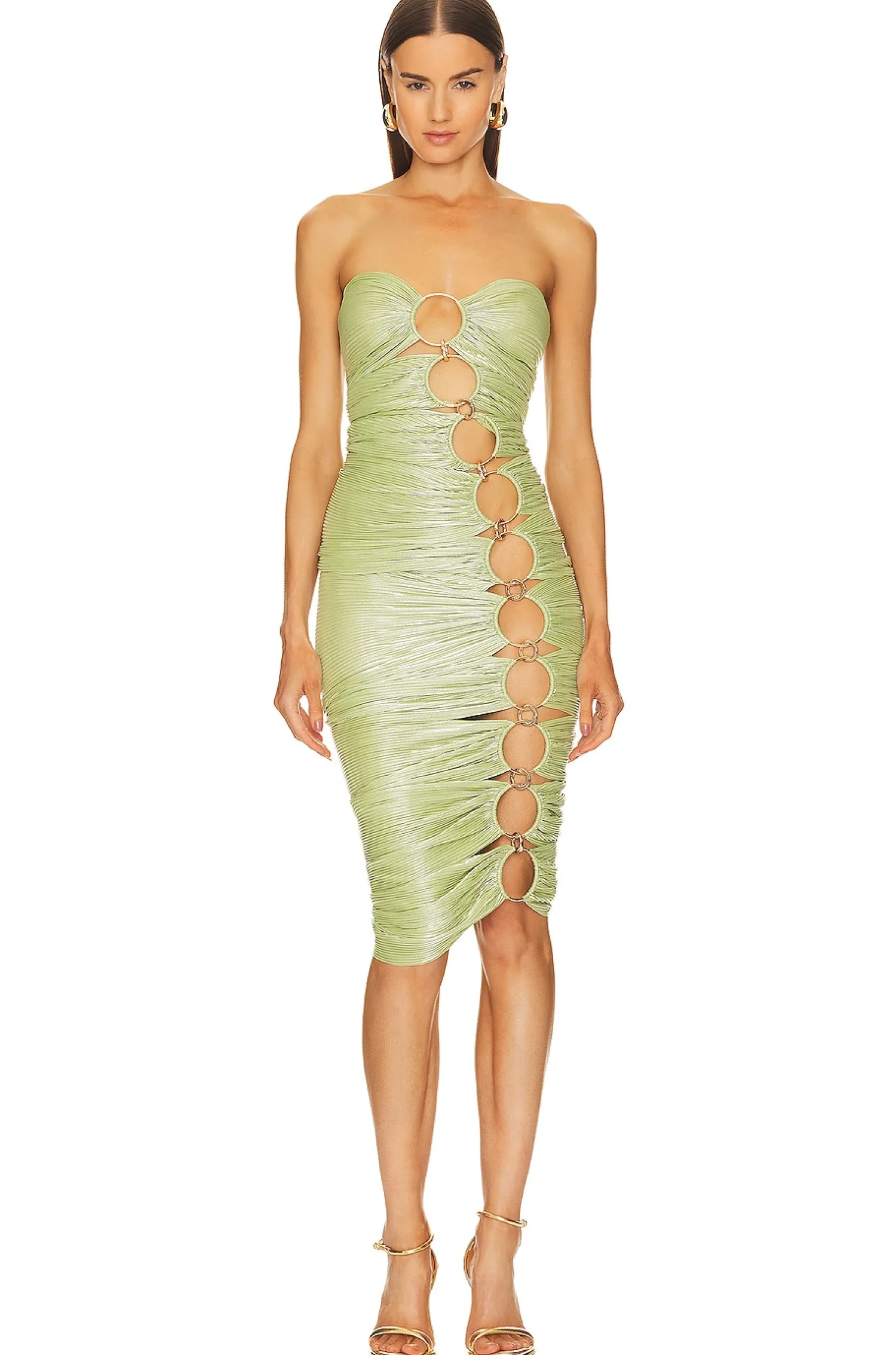 Women Bronx and Banco Dresses>Butterfly Midi Dress