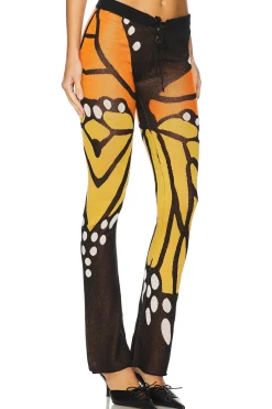 Women 1XBLUE Pants|Matching Sets>Butterfly Trousers