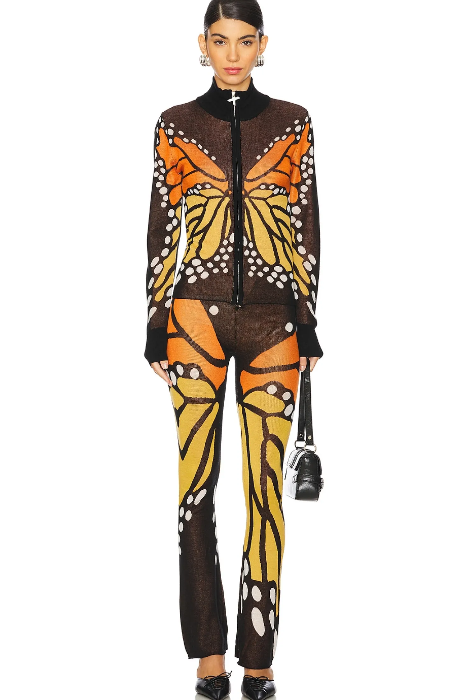Women 1XBLUE Matching Sets>Butterfly Zip Jumper