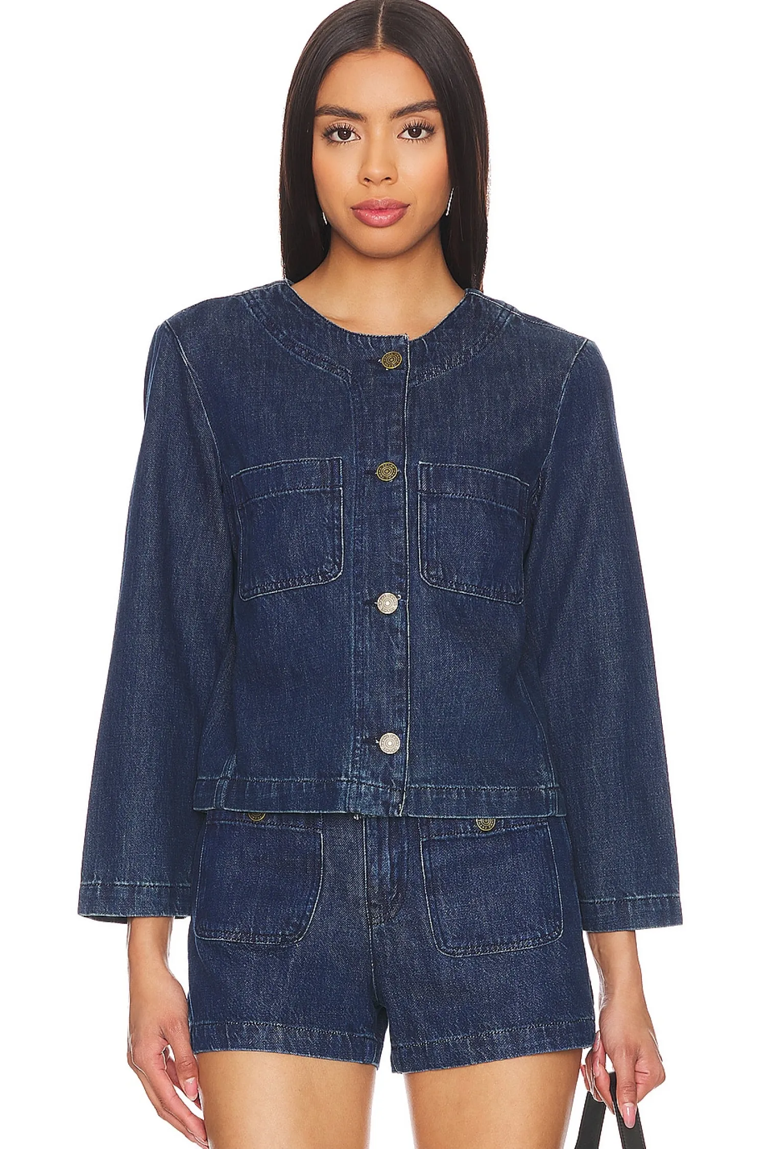 Women FRAME Jackets & Coats>Button Front Jacket