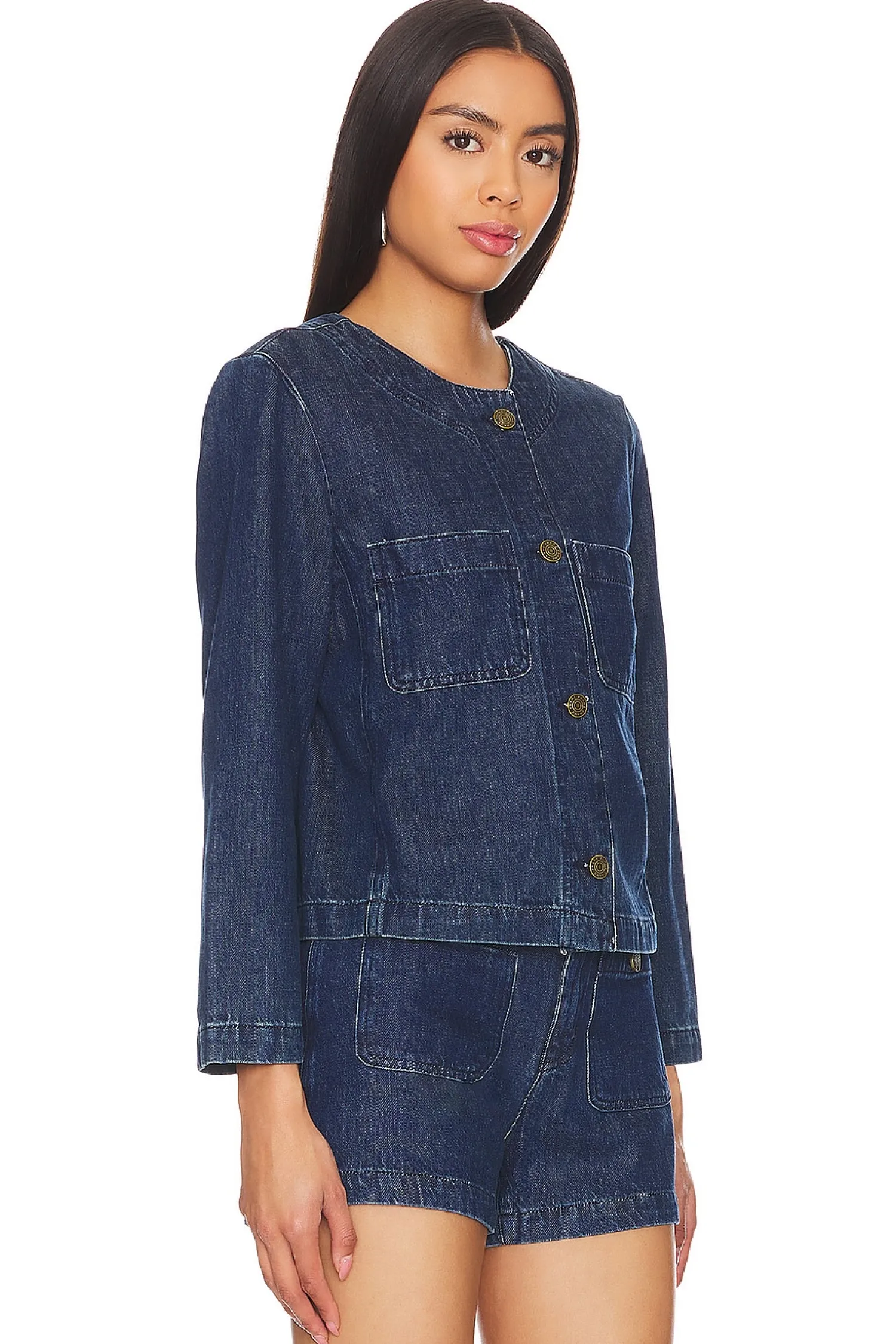 Women FRAME Jackets & Coats>Button Front Jacket