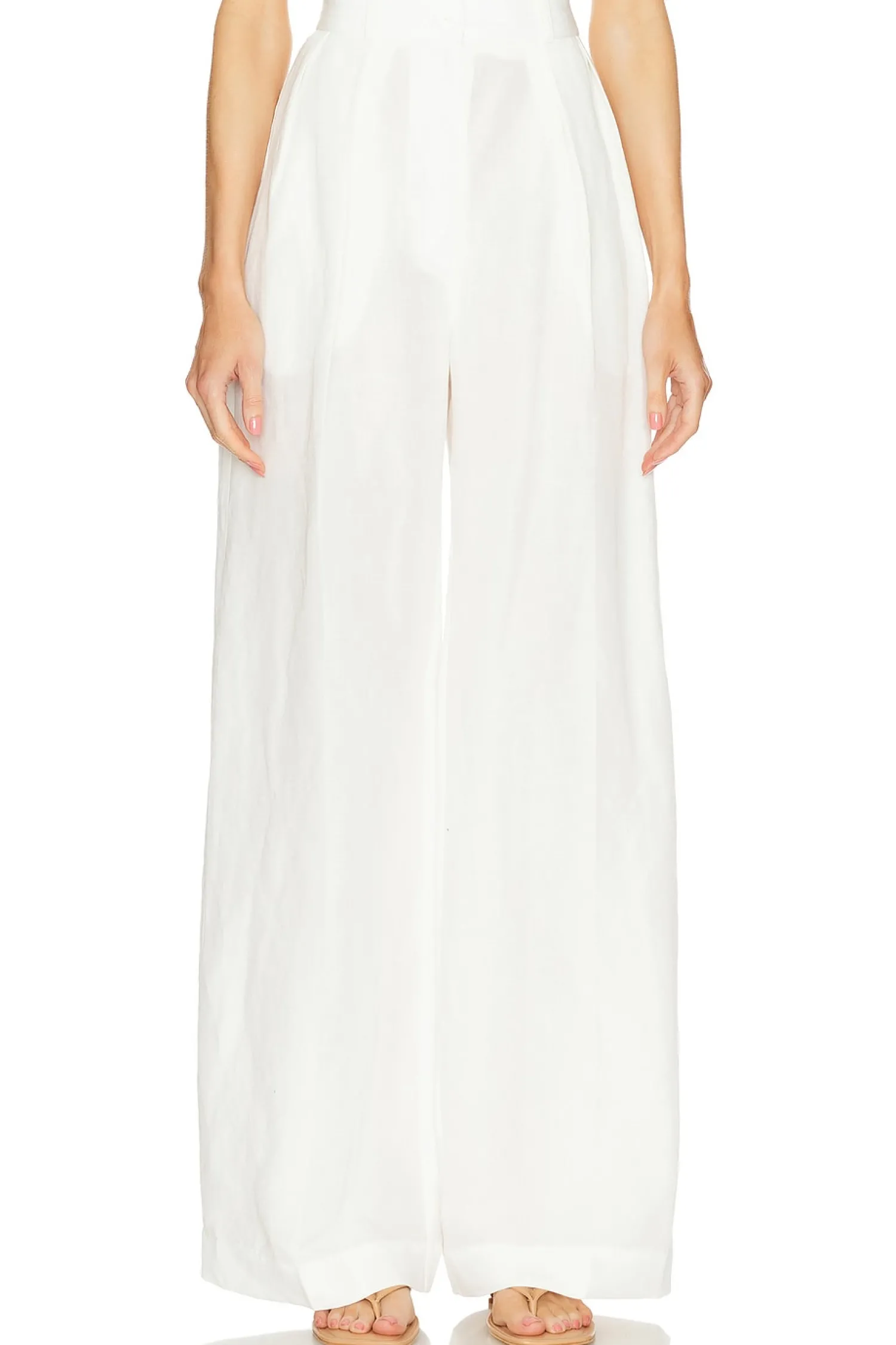 Women MATTHEW BRUCH Pants>Button Pleated Trouser
