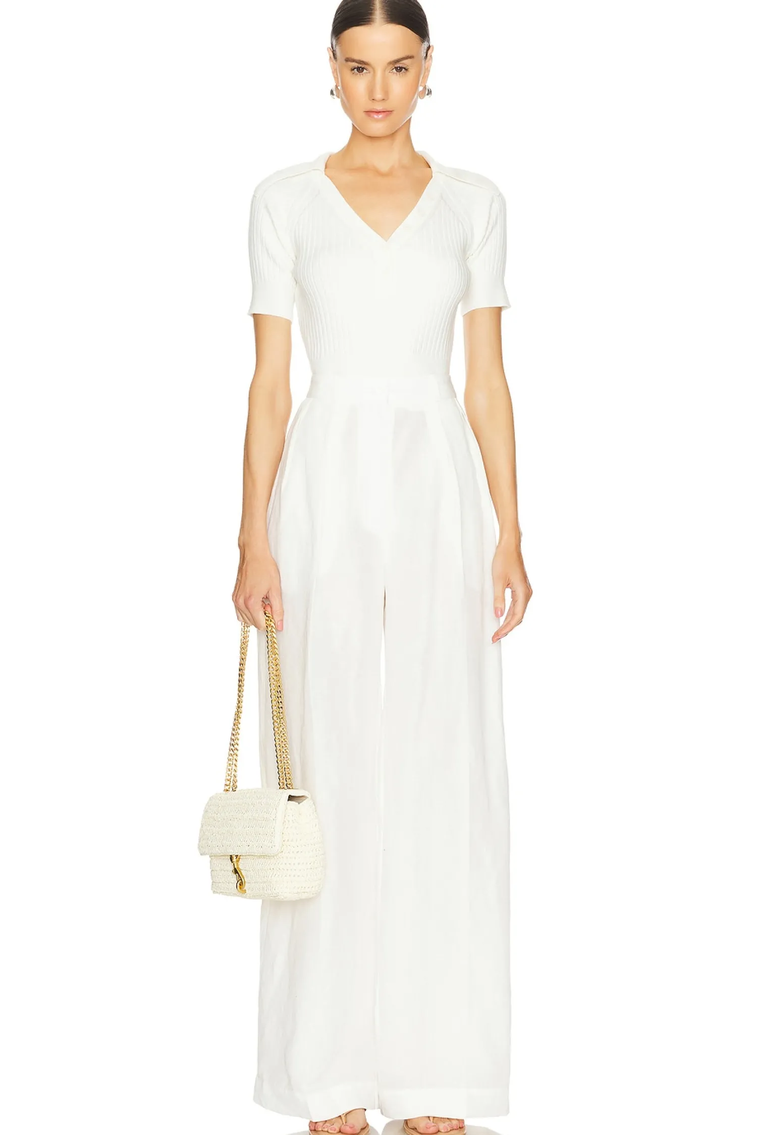 Women MATTHEW BRUCH Pants>Button Pleated Trouser