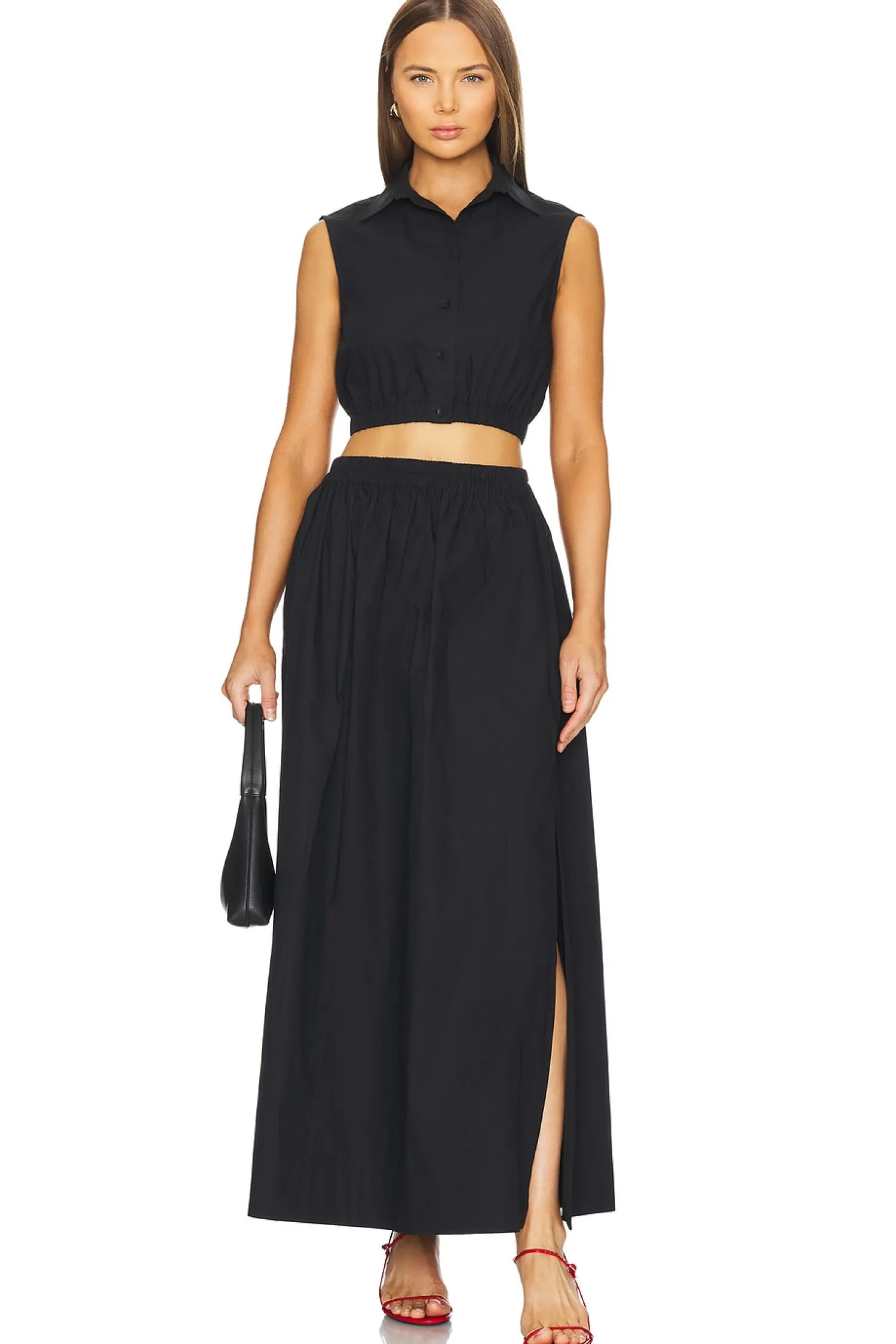 Women AEXAE Matching Sets>Button Up Top