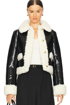 Women L'Academie Jackets & Coats>by Marianna Corsica Faux Sherpa Jacket