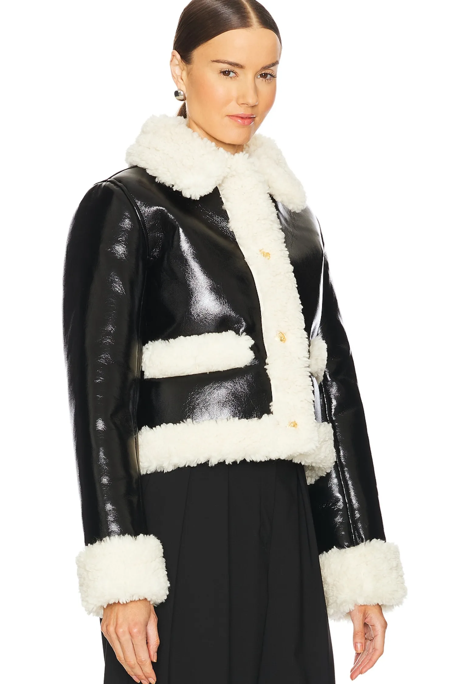 Women L'Academie Jackets & Coats>by Marianna Corsica Faux Sherpa Jacket