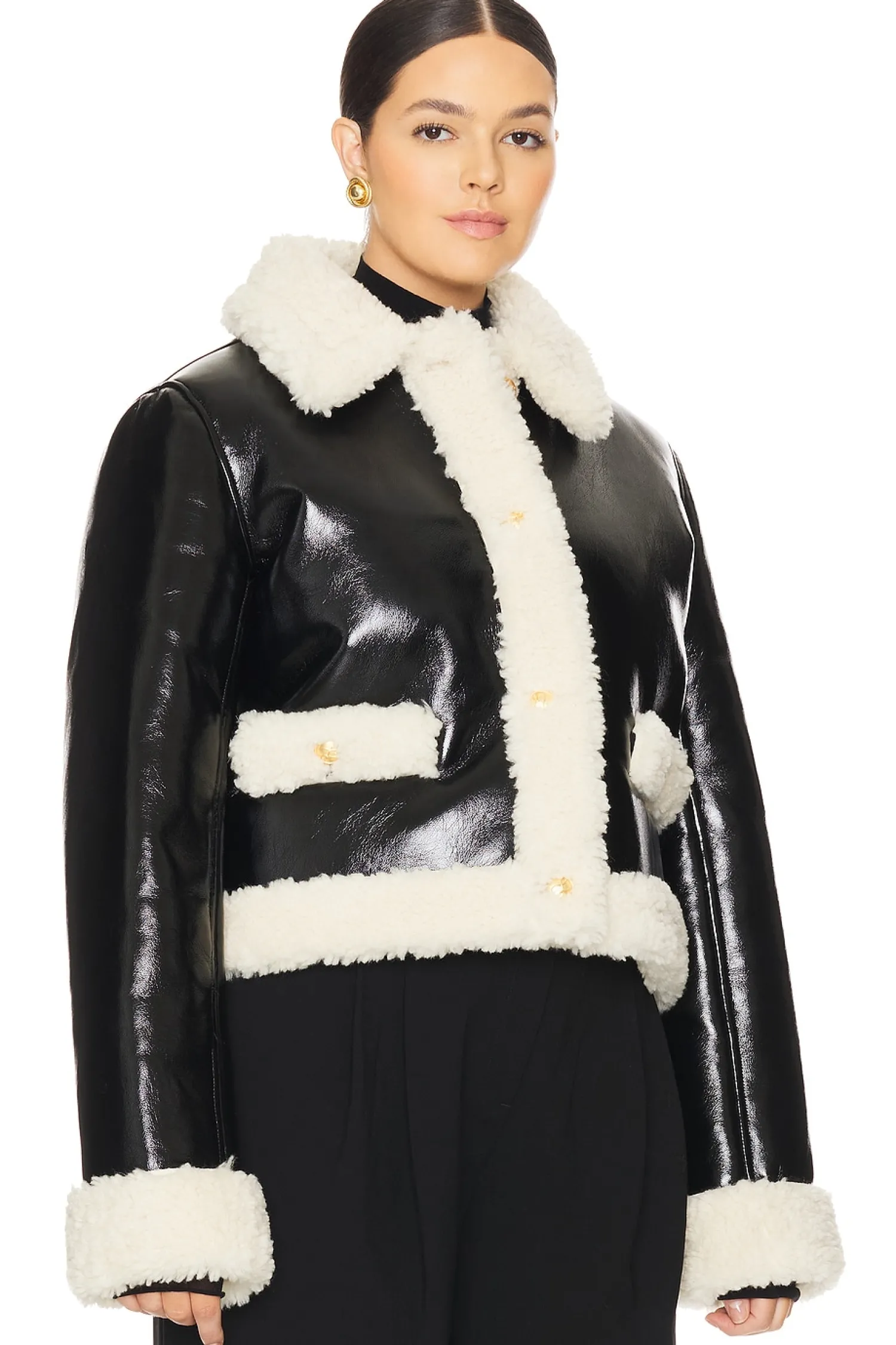 Women L'Academie Jackets & Coats>by Marianna Corsica Faux Sherpa Jacket