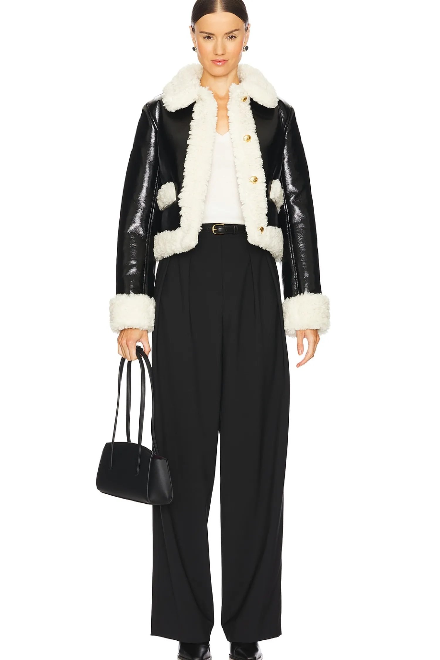 Women L'Academie Jackets & Coats>by Marianna Corsica Faux Sherpa Jacket