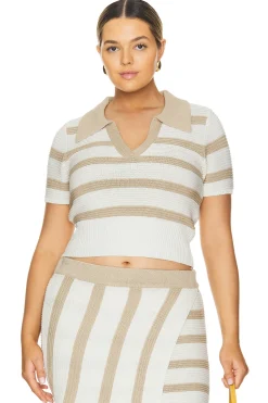 Women L'Academie Matching Sets>by Marianna Drea Striped Knit Top