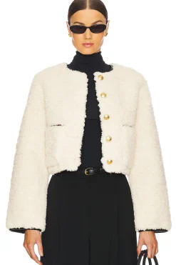 Women L'Academie Jackets & Coats>By Marianna Pauchet Reversible Faux Sherpa Jacket