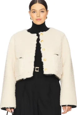 Women L'Academie Jackets & Coats>By Marianna Pauchet Reversible Faux Sherpa Jacket