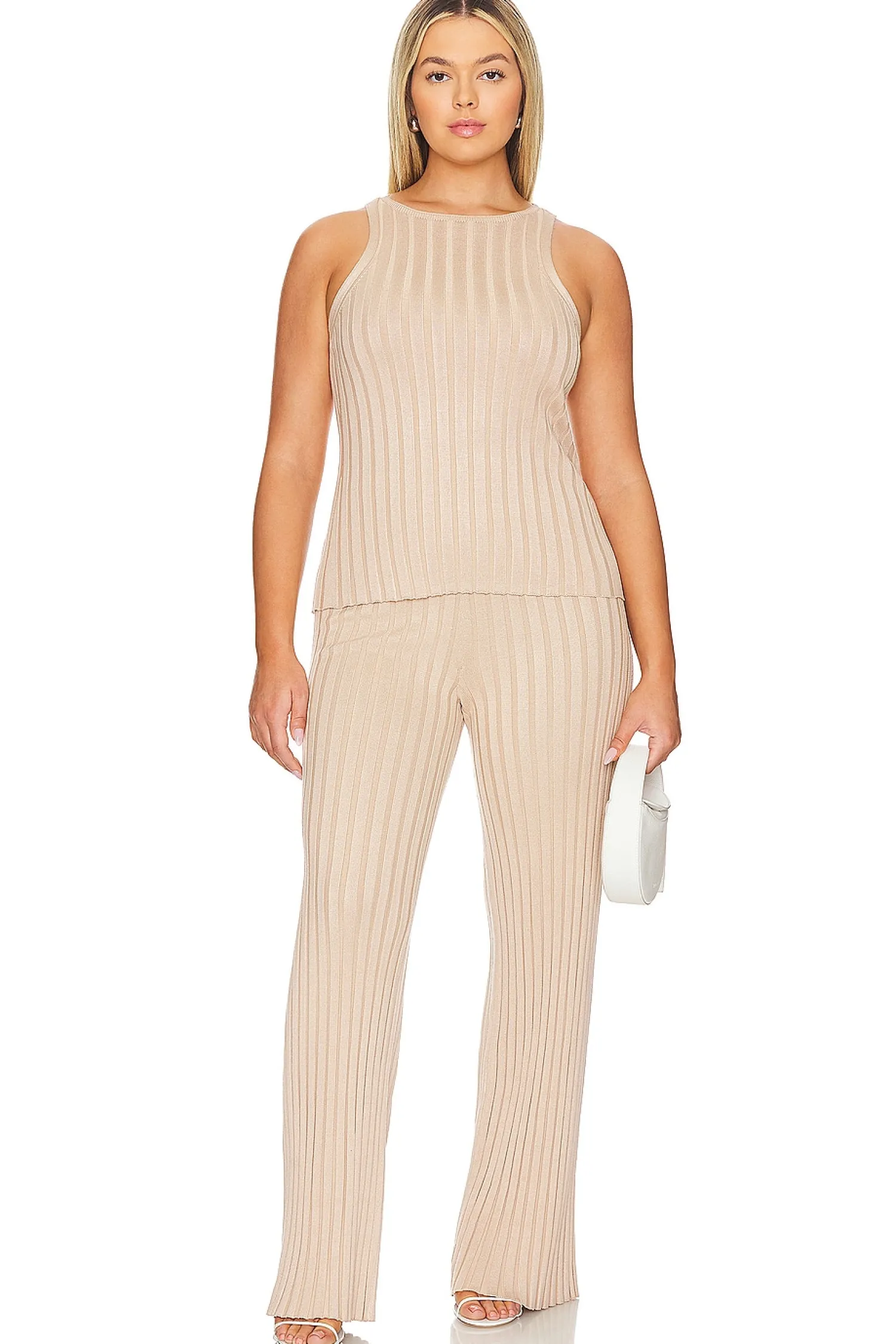 Women L'Academie Matching Sets|Loungewear>by Marianna Sereph Rib Pants