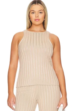 Women L'Academie Matching Sets>by Marianna Sereph Rib Tank