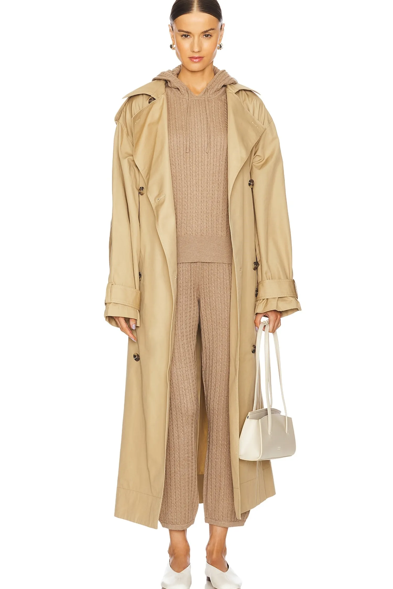 Women SIMKHAI Matching Sets|Loungewear>Cable Hoodie