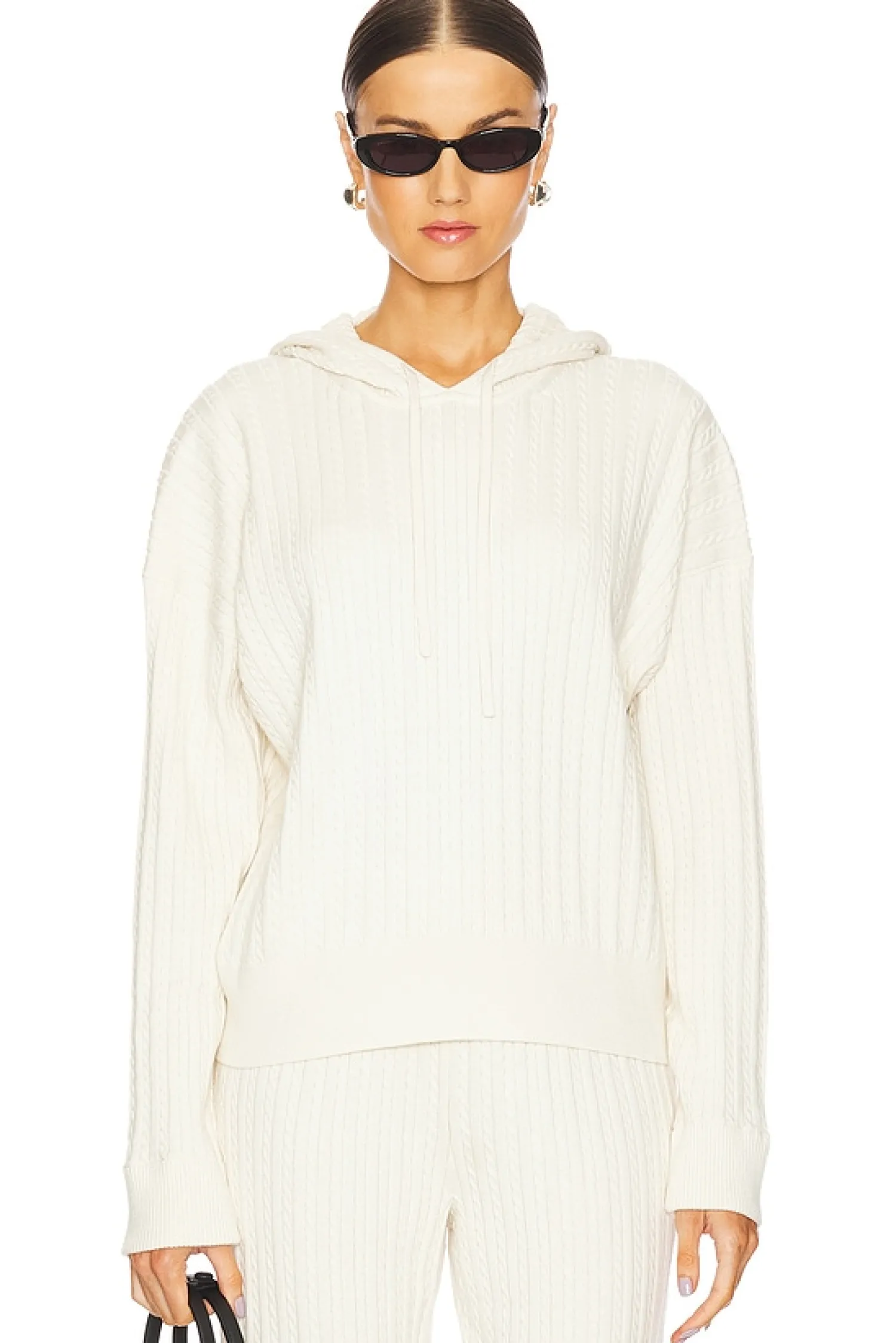 Women SIMKHAI Matching Sets|Loungewear>Cable Hoodie