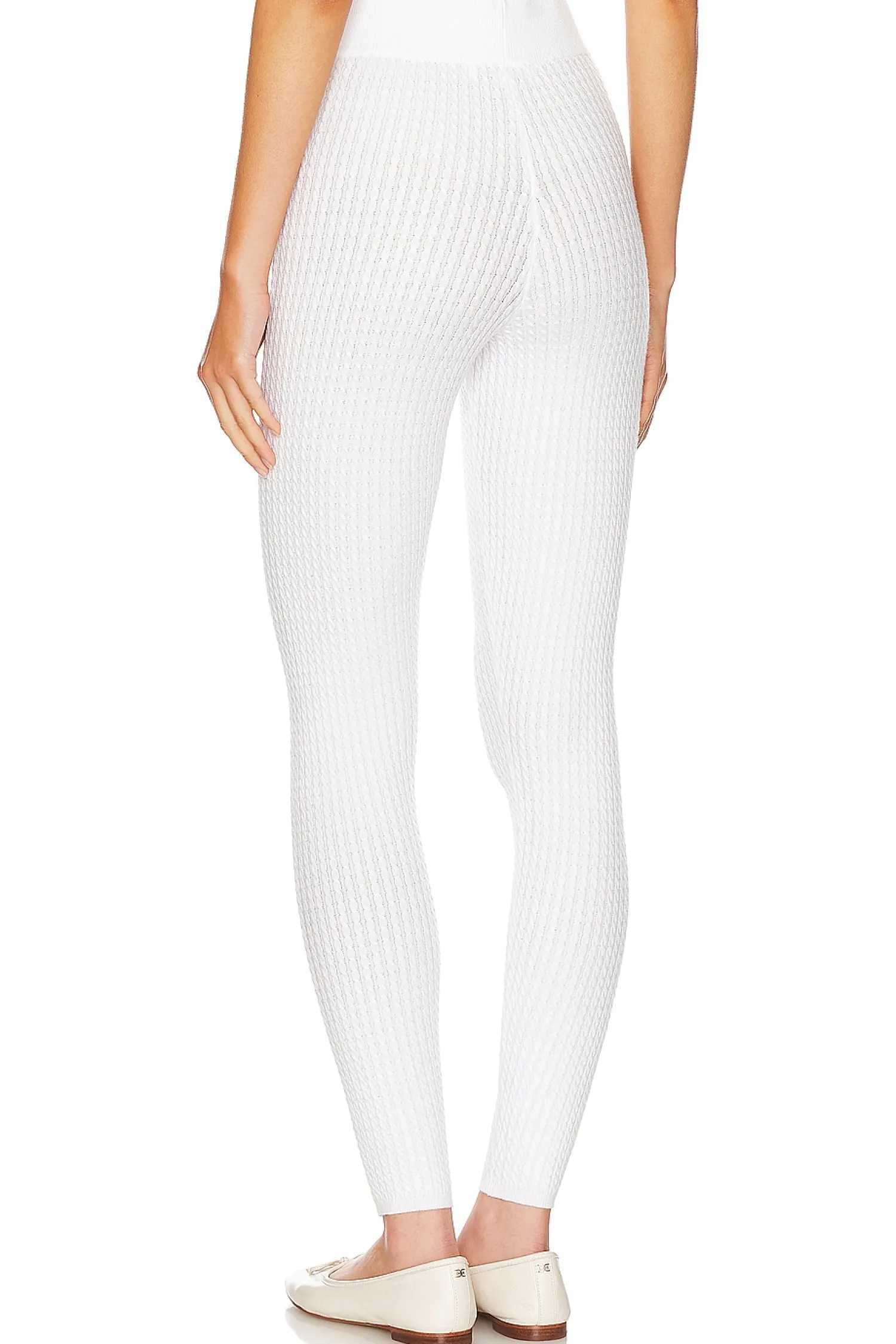 Women WeWoreWhat Pants>Cable Knit Legging