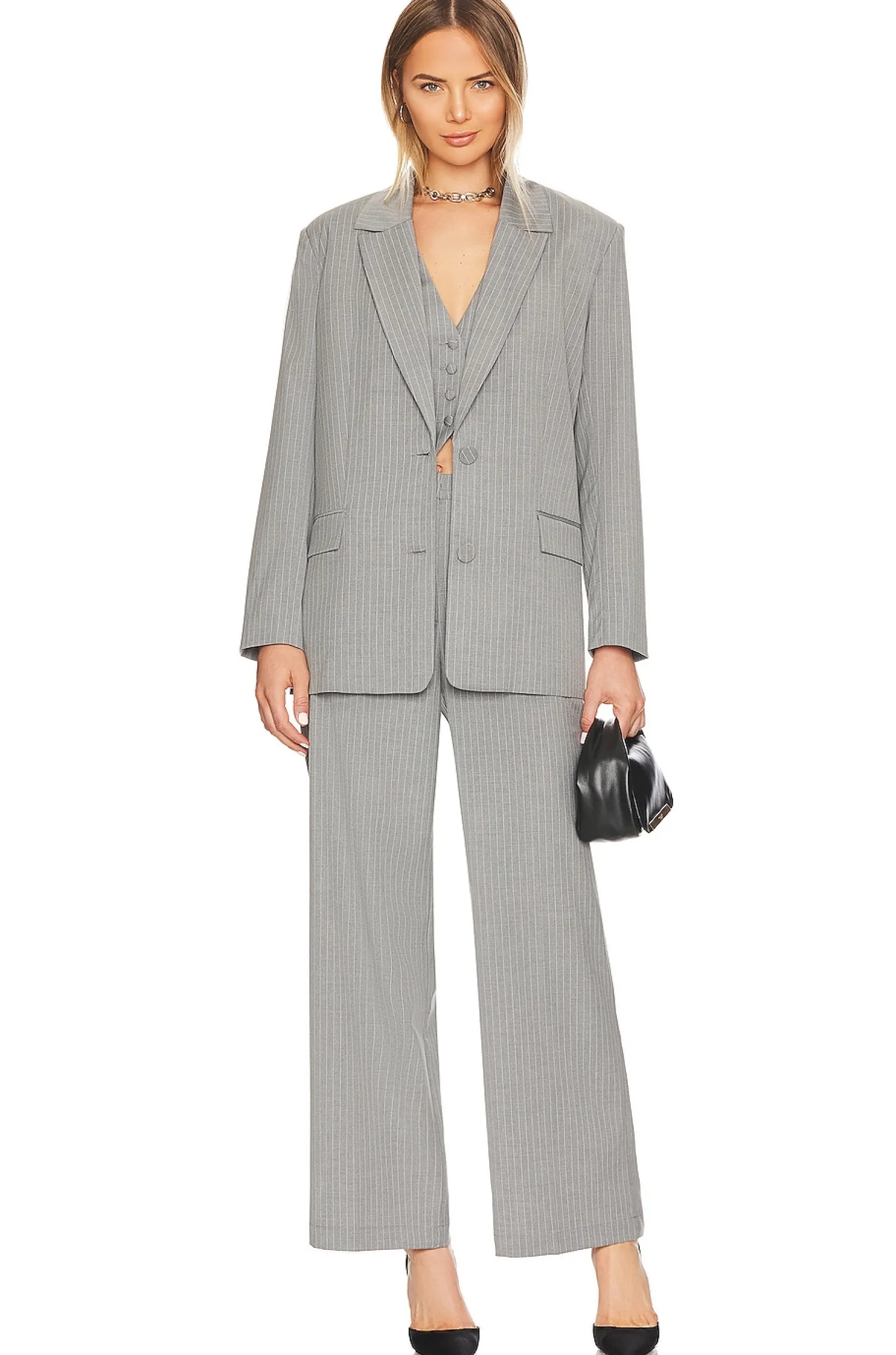 Women Bardot Jackets & Coats>Callista Pin Stripe Vest