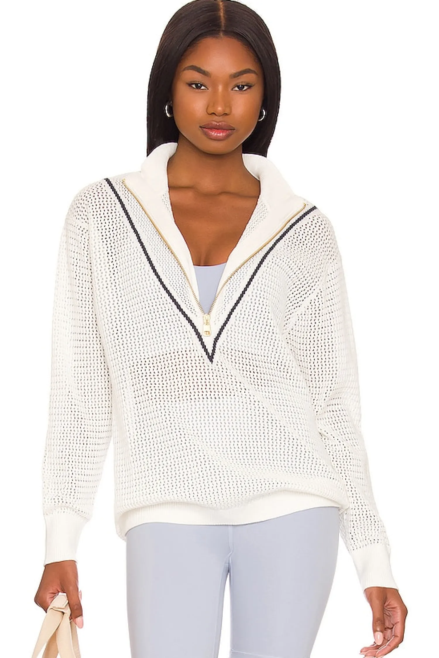 Women Varley Loungewear>Calva Knit Half Zip