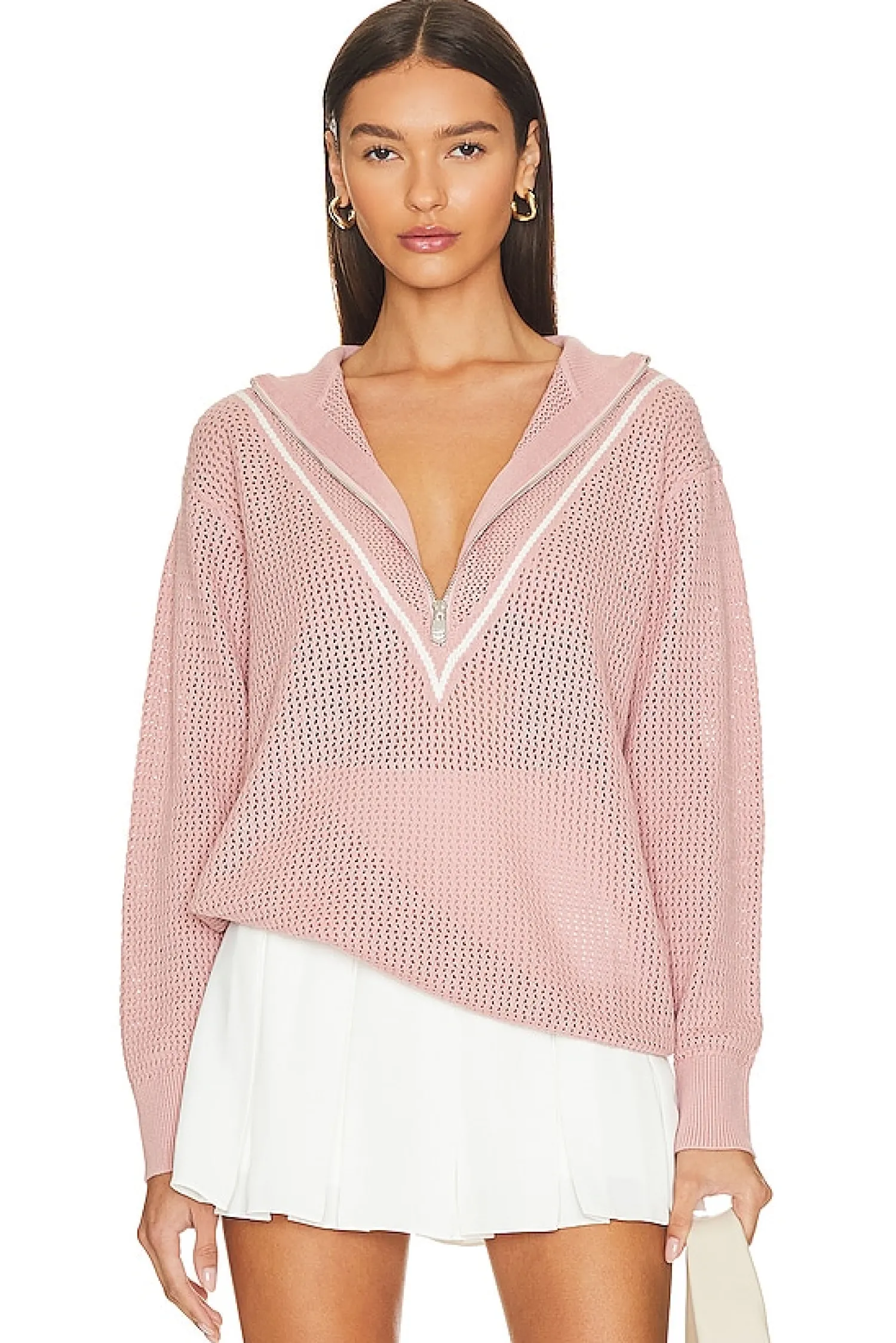 Women Varley Loungewear>Calva Knit Half Zip