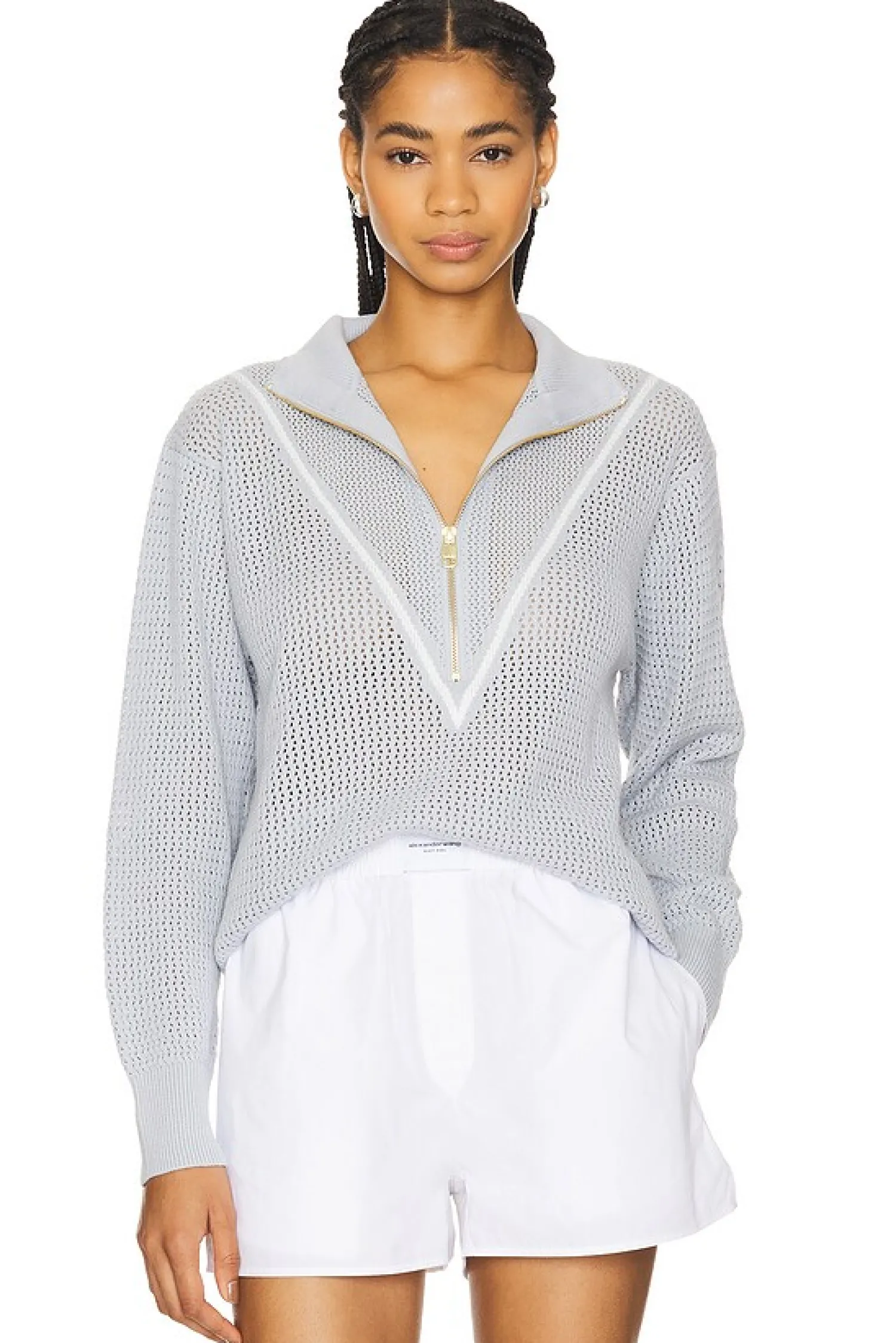Women Varley Loungewear>Calva Knit Half Zip