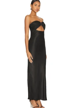 Women Shona Joy Dresses>Camille Strapless Cut Out Midi Dress