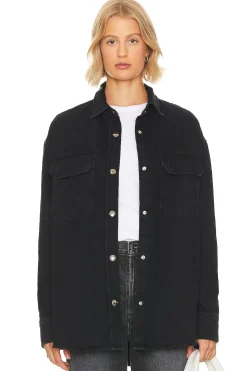 Women AGOLDE Jackets & Coats>Camryn Upsized Denim Shirt