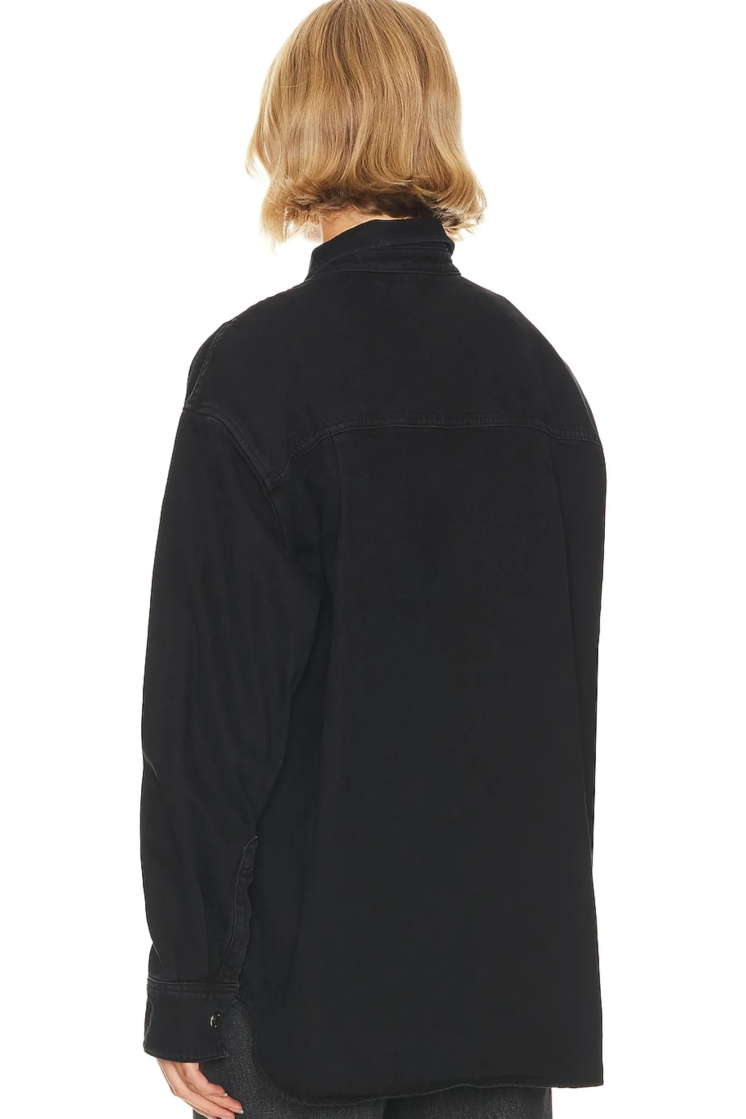 Women AGOLDE Jackets & Coats>Camryn Upsized Denim Shirt
