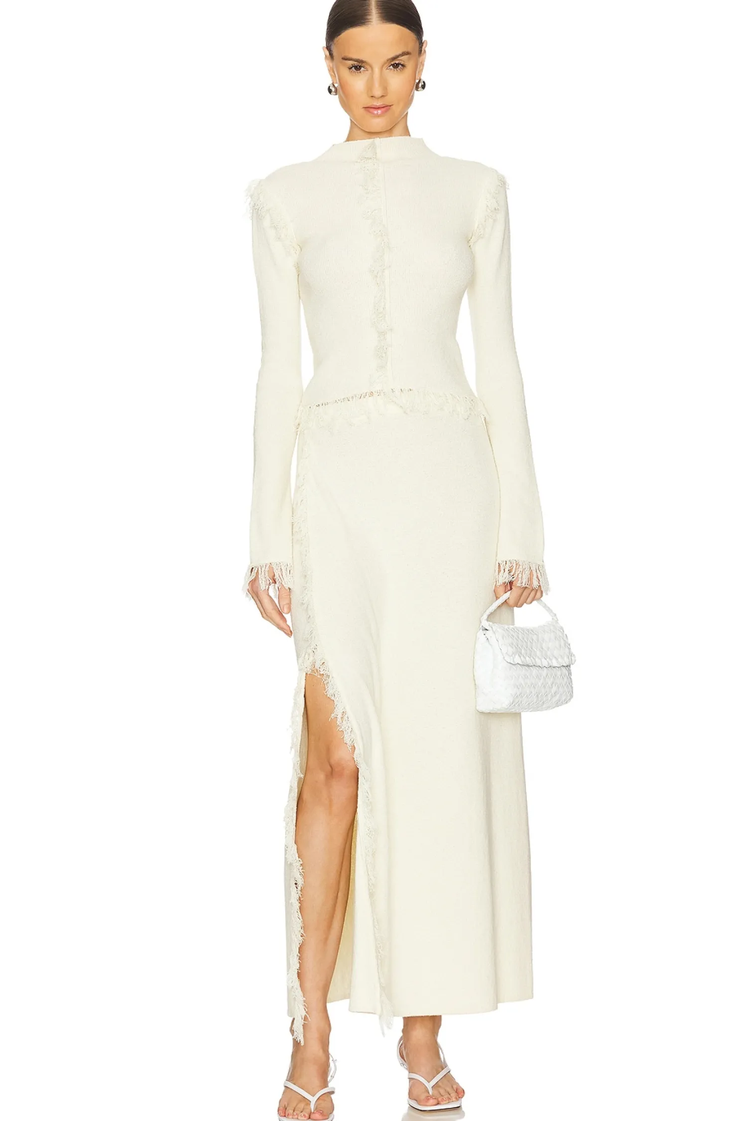 Women Clea Matching Sets>Canton Fringe Knit Skirt