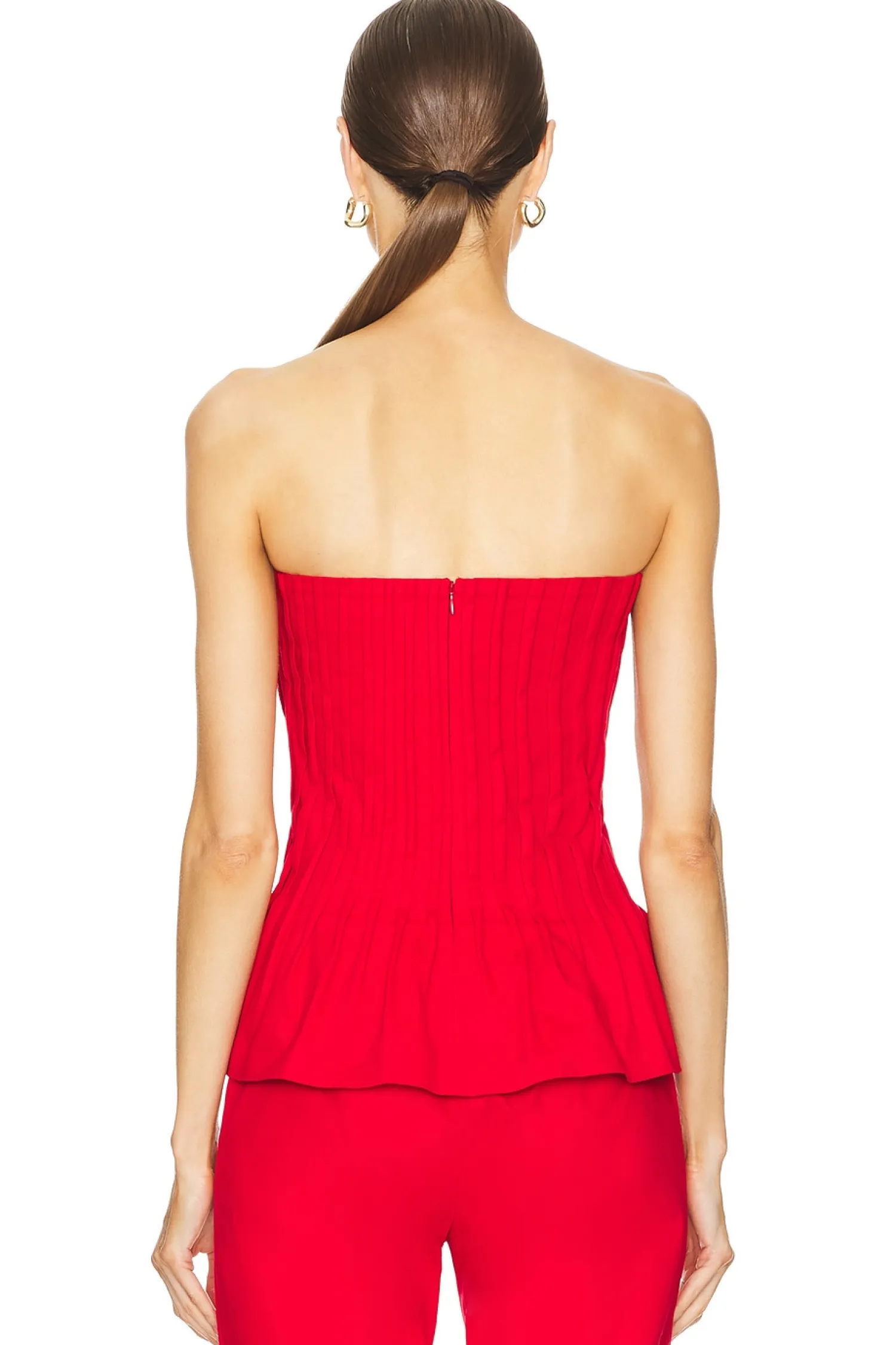Women SELMACILEK Matching Sets>Canvas Stitch-detailed Bustier