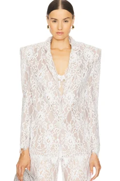 Women Bronx and Banco Jackets & Coats>Capri Blanc Lace Blazer