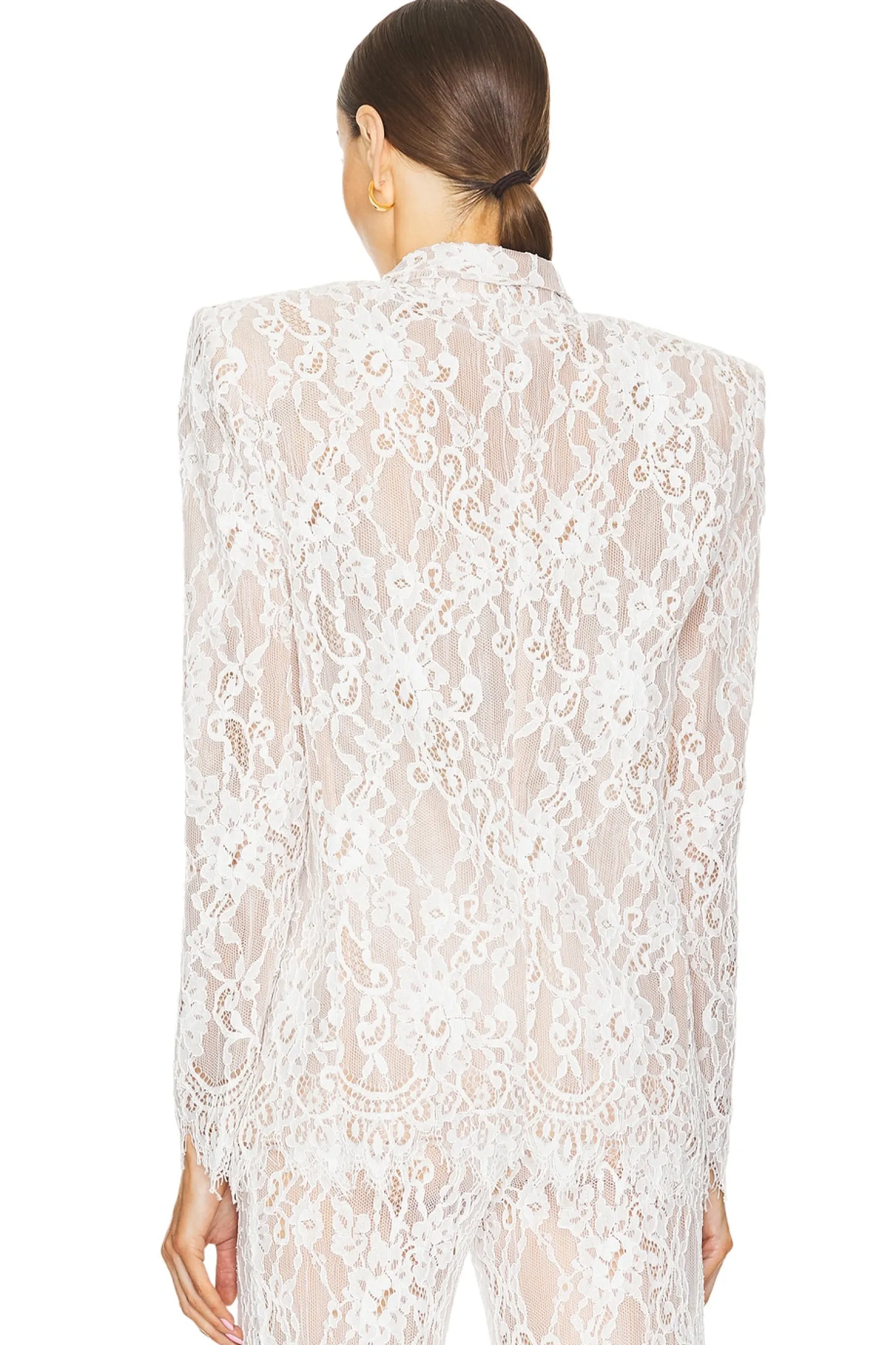 Women Bronx and Banco Jackets & Coats>Capri Blanc Lace Blazer