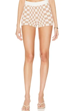 Women Lovers and Friends Matching Sets>Carice Checkered Shorts