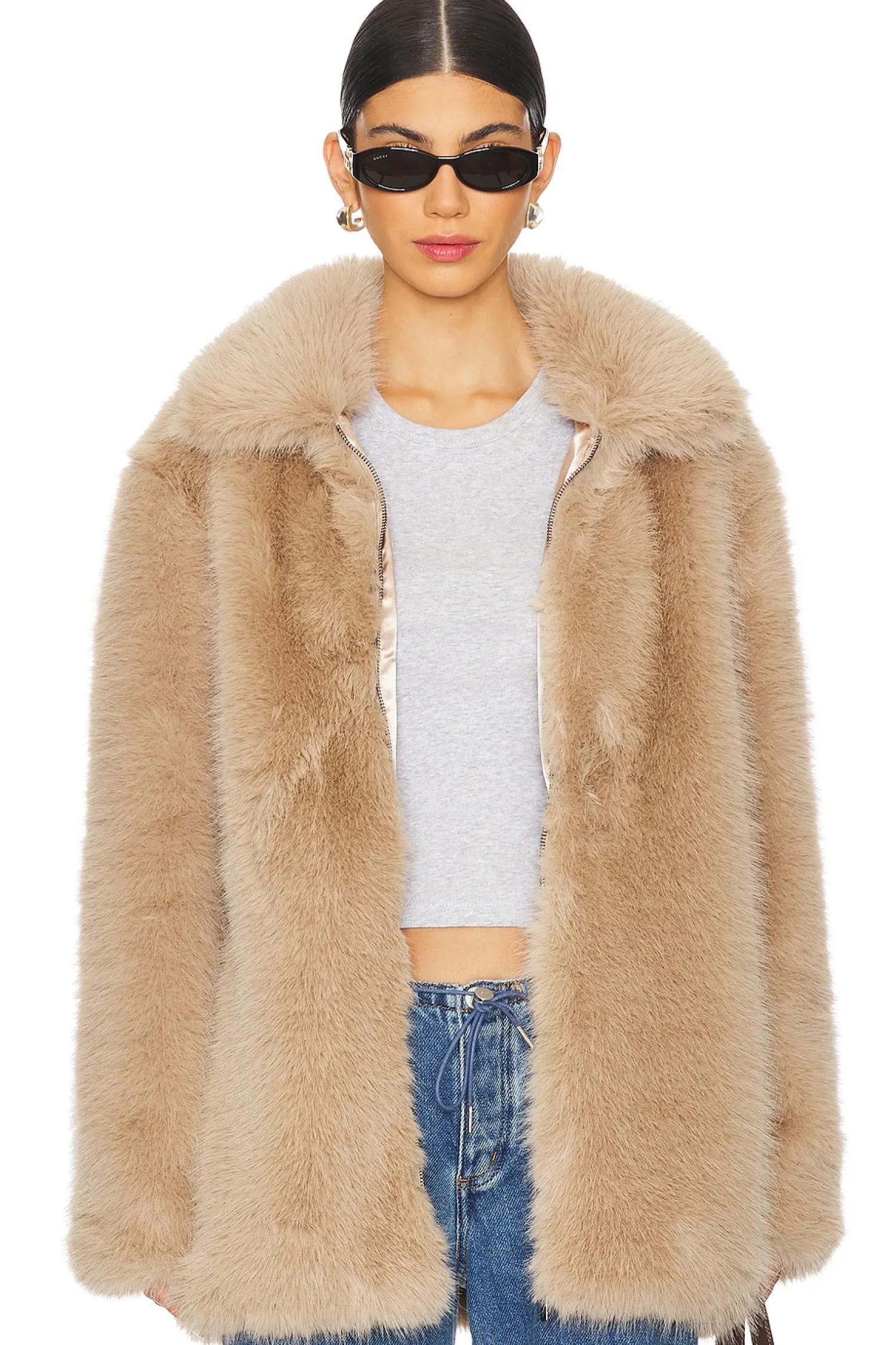Women Sanctuary Jackets & Coats>Carmen Faux Fur Coat