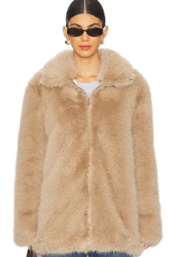 Women Sanctuary Jackets & Coats>Carmen Faux Fur Coat