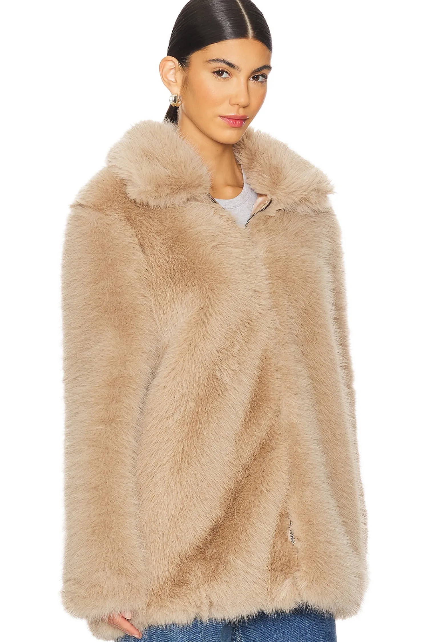 Women Sanctuary Jackets & Coats>Carmen Faux Fur Coat