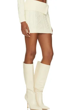 Women Camila Coelho Matching Sets>Carmen Fold Over Cable Mini Skirt With Zip