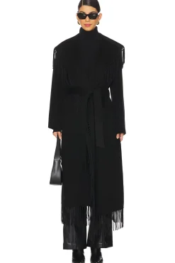 Women SIMKHAI Jackets & Coats>Carrie Fringe Robe Coat