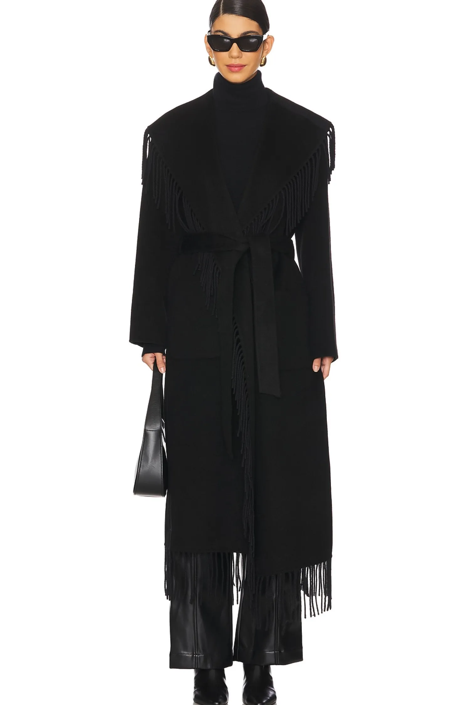 Women SIMKHAI Jackets & Coats>Carrie Fringe Robe Coat