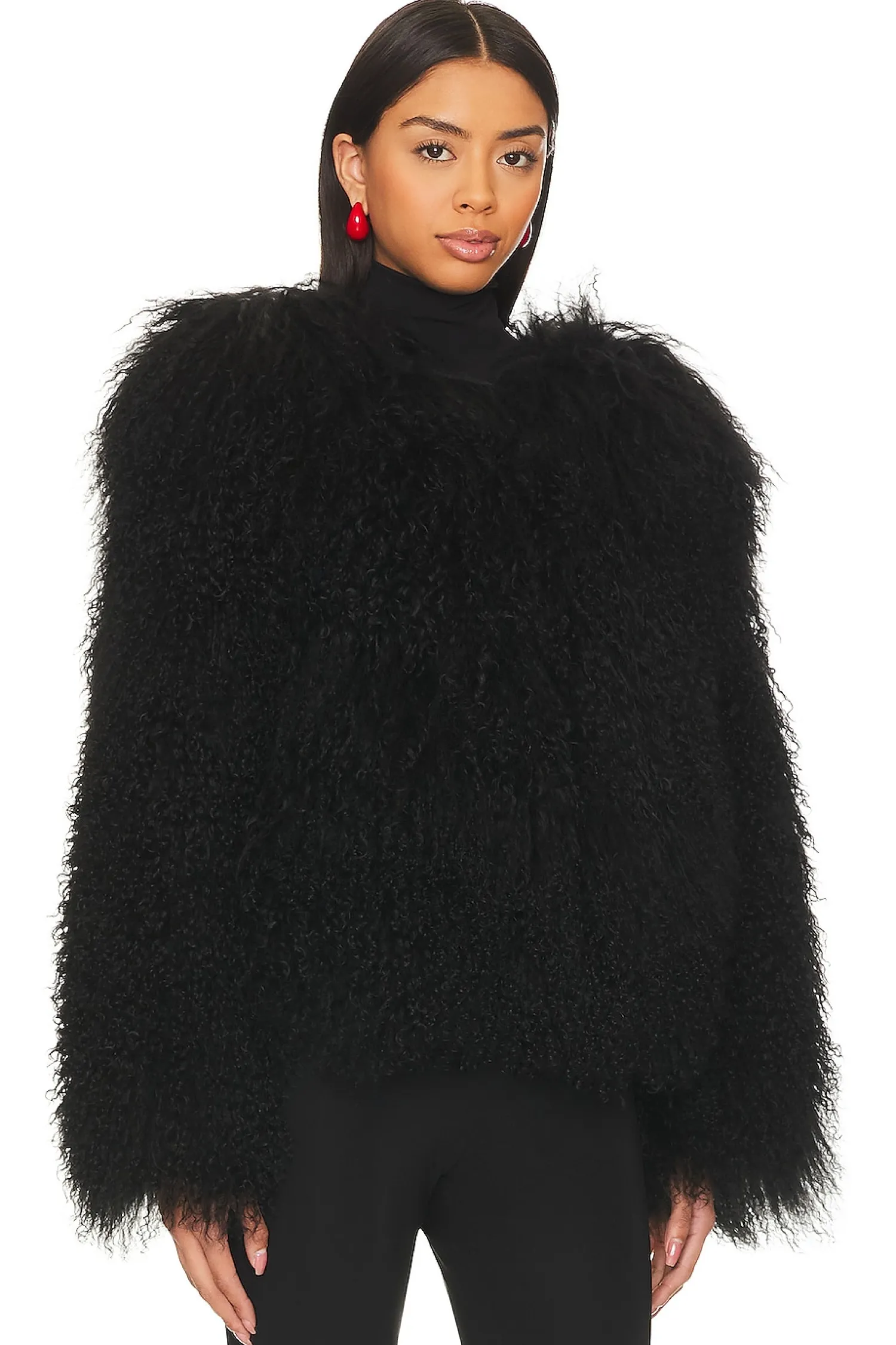 Women MISCREANTS Jackets & Coats>Carrie Mongolian Coat