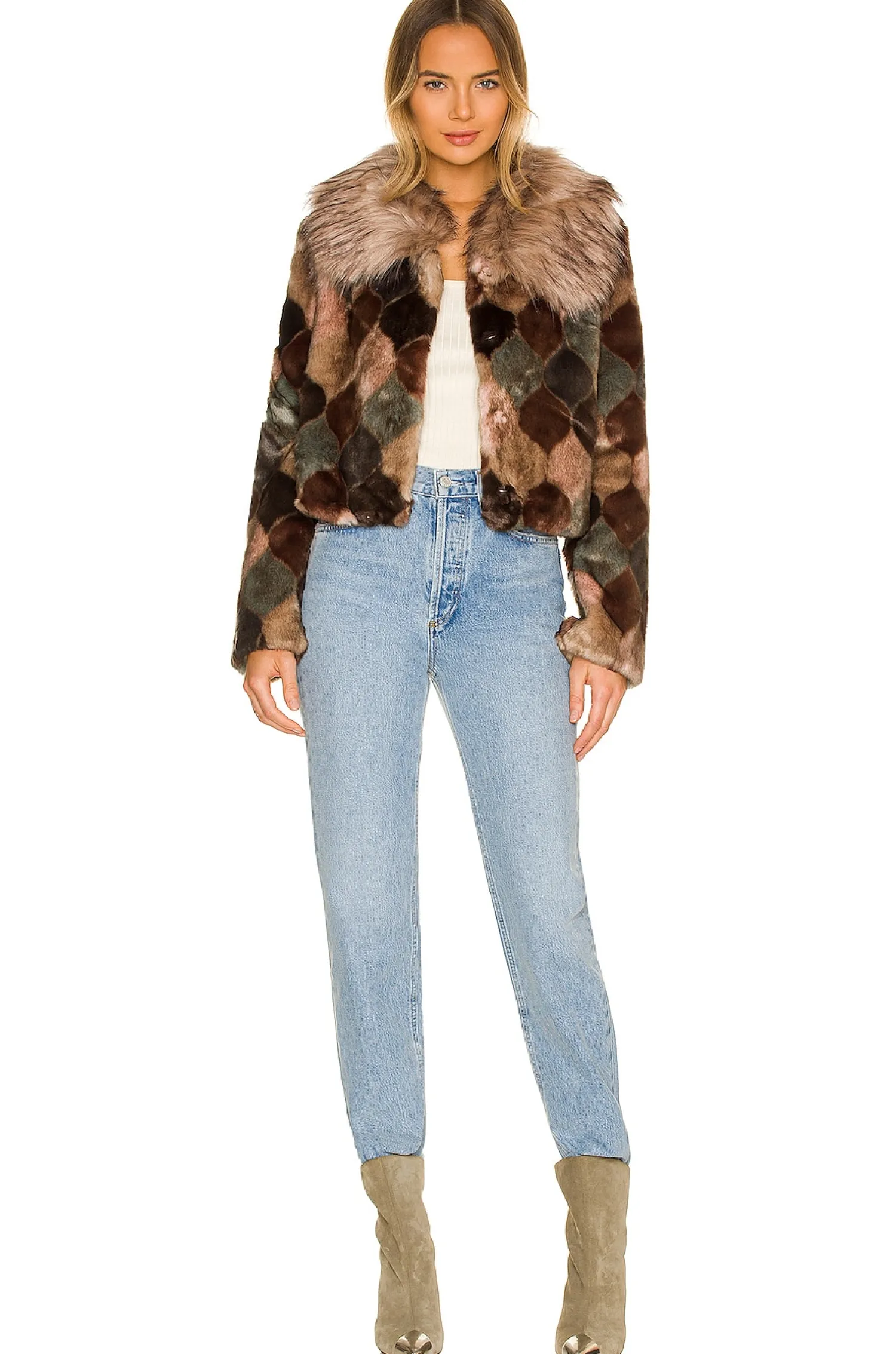 Women Unreal Fur Jackets & Coats>Casablanca Faux Fur Jacket