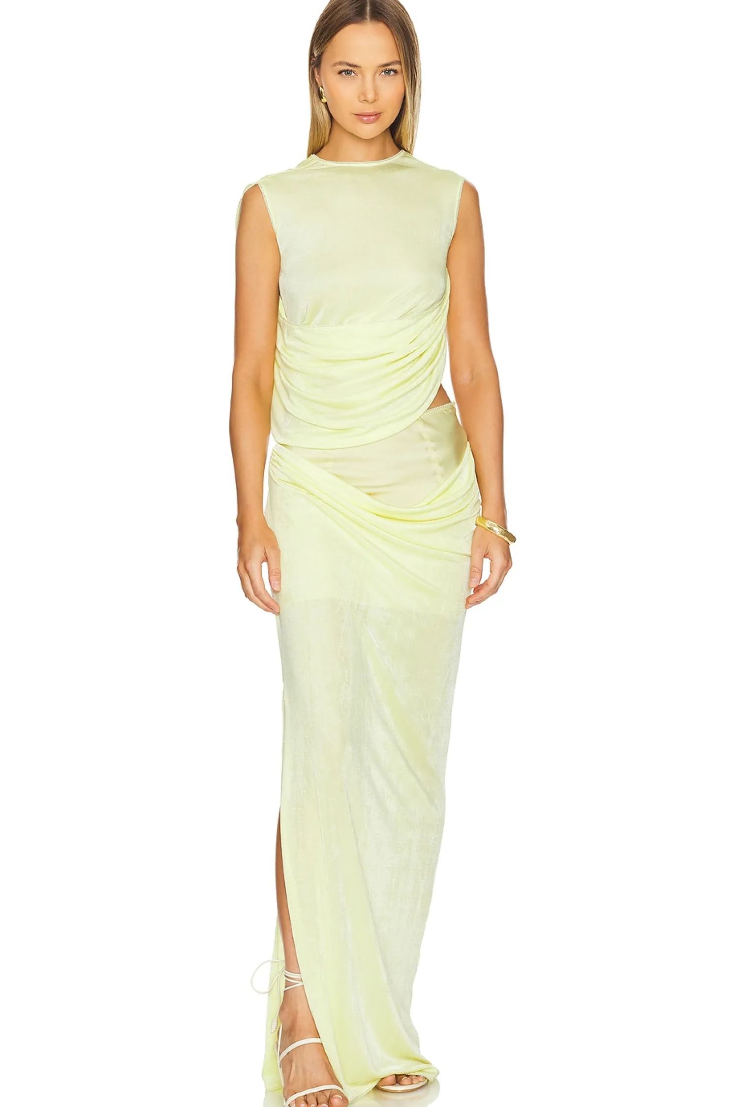 Women Anna October Matching Sets>Casey Draped Maxi Skirt