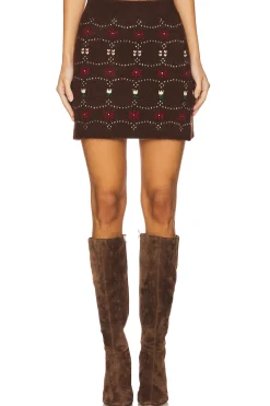 Women Calle Del Mar Matching Sets>Cashmere Fair Isle Skirt
