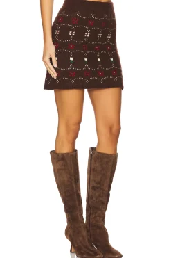 Women Calle Del Mar Matching Sets>Cashmere Fair Isle Skirt